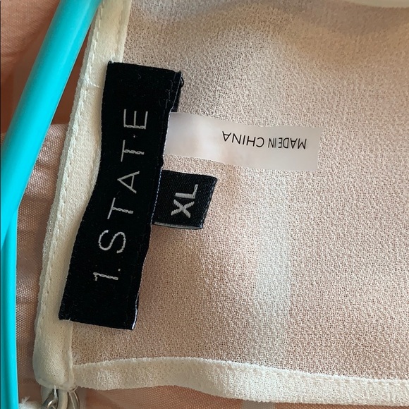 1 State off white blouse bodysuit - Picture 3 of 4